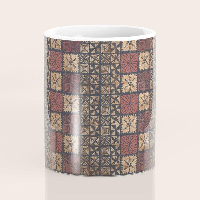 UrbanNesian Tongan Ngatu | Mua Coffee Mug Gallery Image 4