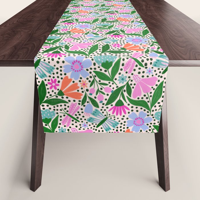 Summery Bright Floral  Table Runner Gallery Image 1