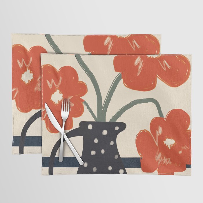 Modern Botanicals No 5 Placemat Gallery Image 1