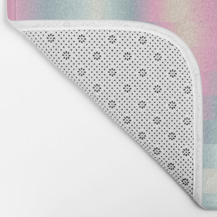 Blurred holographic Zigzag Bath Mat Gallery Image 2