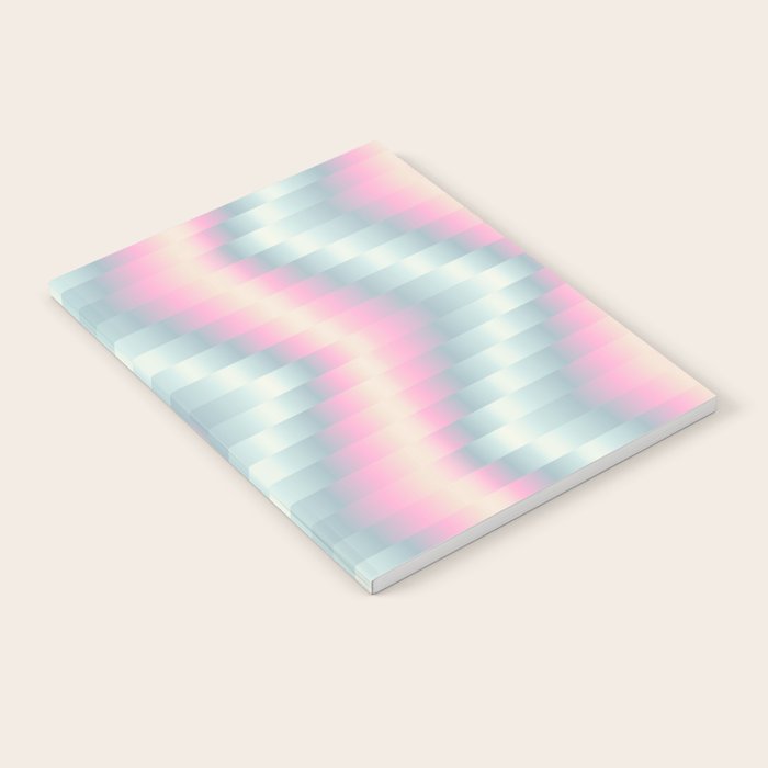 Blurred holographic Zigzag Notebook Gallery Image 2
