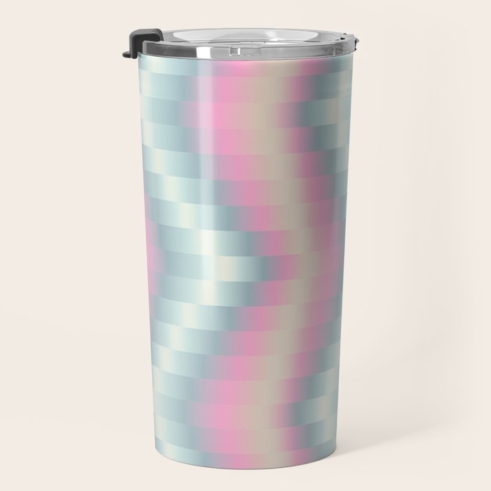Blurred holographic Zigzag Travel Mug Gallery Image 3