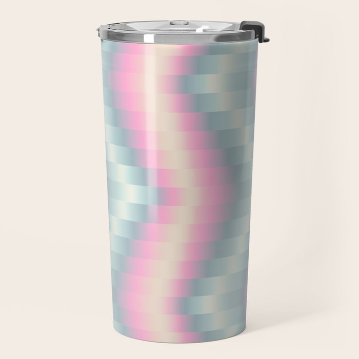 Blurred holographic Zigzag Travel Mug Gallery Image 2