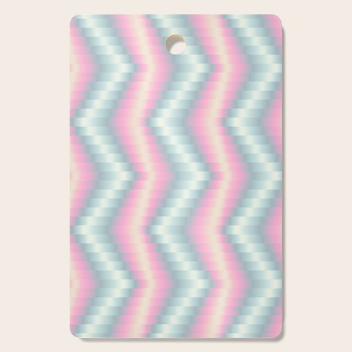 Blurred holographic Zigzag Cutting Board Gallery Image 1