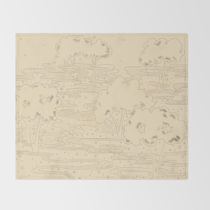 Bohemian Forest Throw Blanket Gallery Image 2