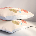Snail and small flowers Pillow Sham Gallery Image 3