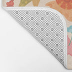 Snail and small flowers Bath Mat Gallery Image 2
