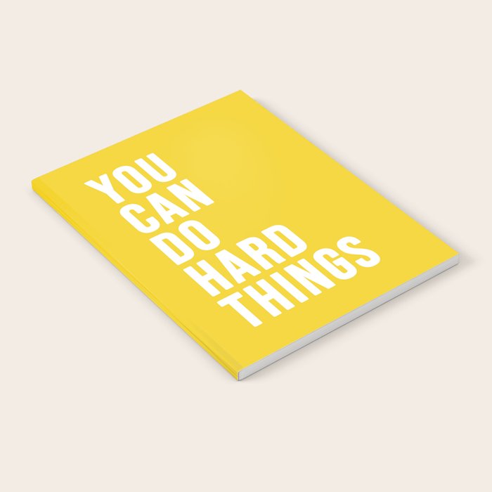 You Can Do Hard Things Notebook Gallery Image 1