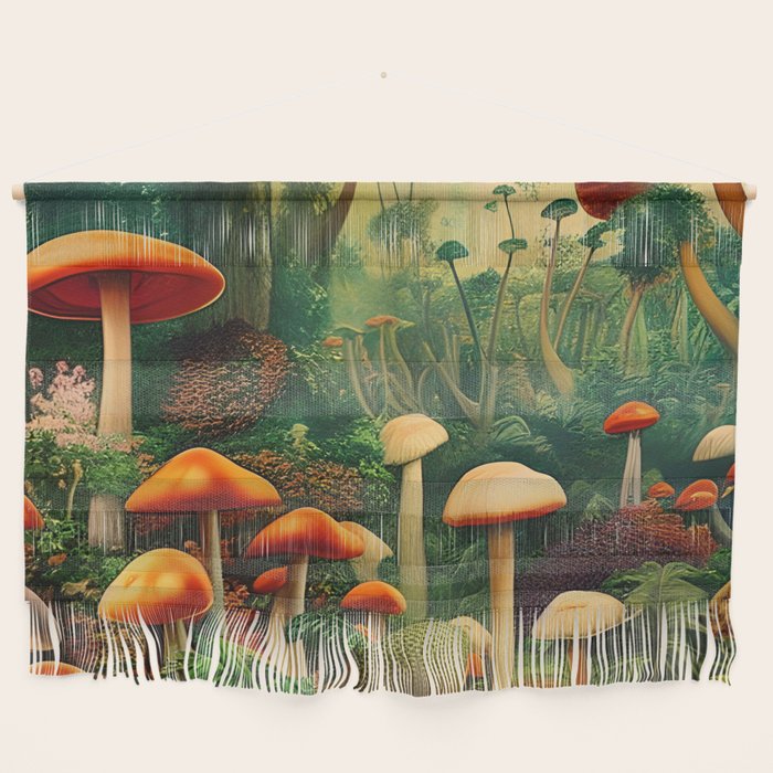 Brirsuris - The Valley of Mushrooms Wall Hanging Gallery Image 1