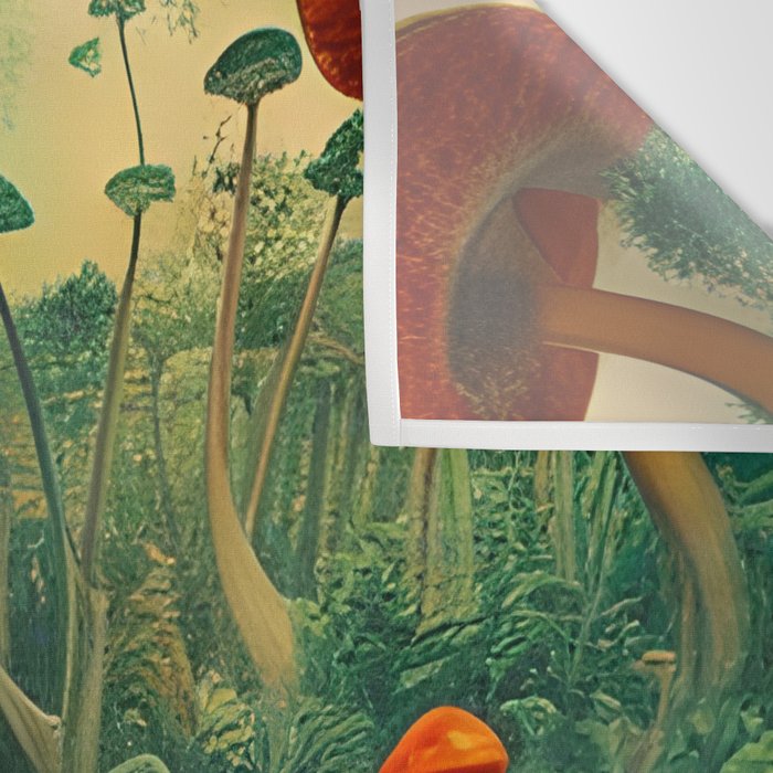 Brirsuris - The Valley of Mushrooms Wall Tapestry Gallery Image 3