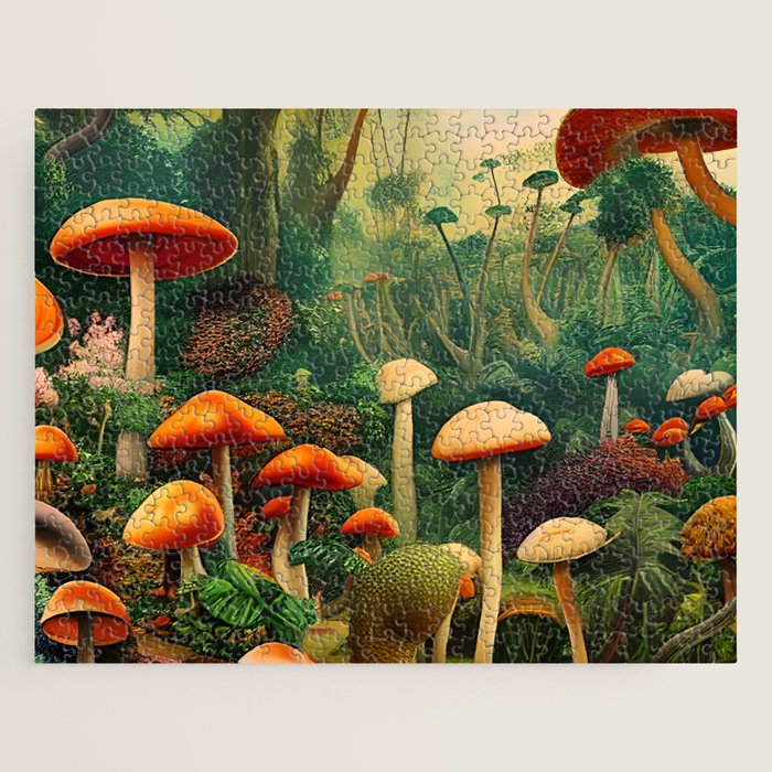 Brirsuris - The Valley of Mushrooms Jigsaw Puzzle Gallery Image 1