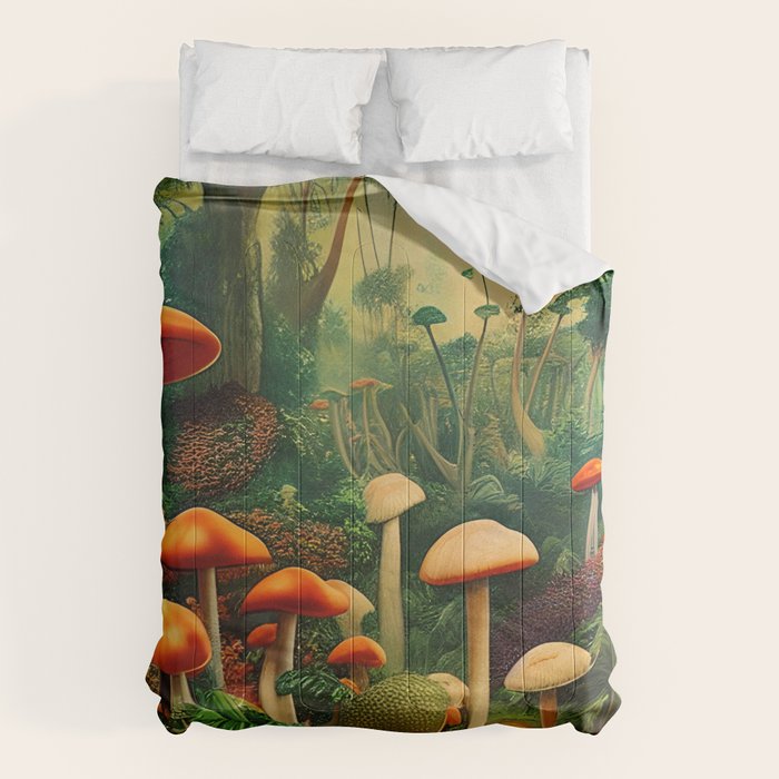 Brirsuris - The Valley of Mushrooms Comforter Gallery Image 6