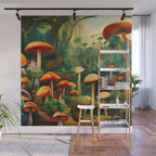 Brirsuris - The Valley of Mushrooms Wall Mural Gallery Image 1