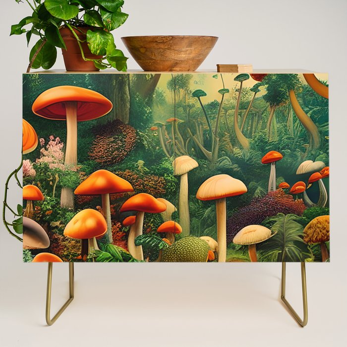 Brirsuris - The Valley of Mushrooms Credenza Gallery Image 1