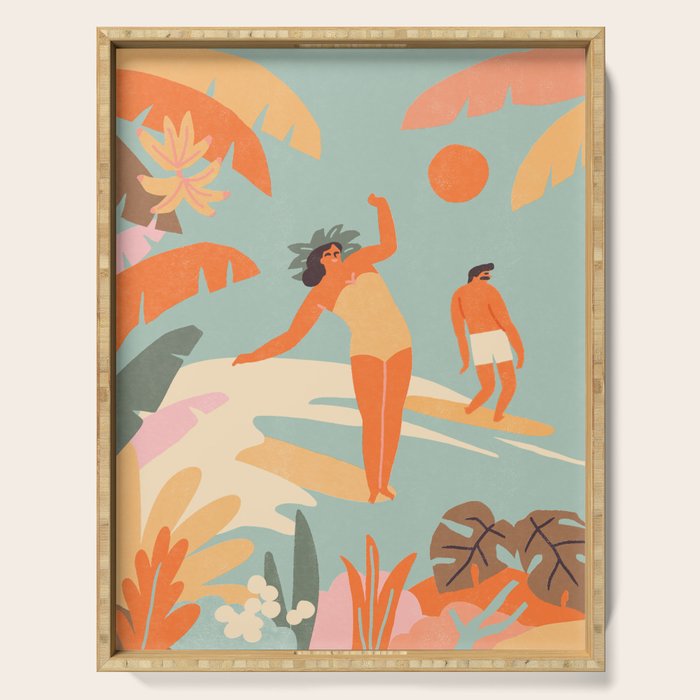 Waves of Aloha Serving Tray Gallery Image 1