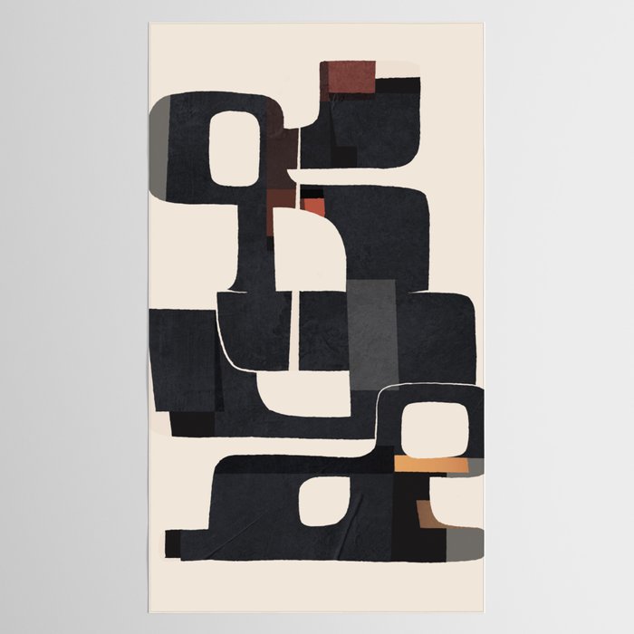 Modern Abstract Shapes 103 Tablecloth Gallery Image 2