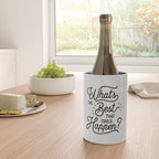 What's The Best That Could Happen Typography Print Wall Art Home Decor Wine Chiller Gallery Image 4