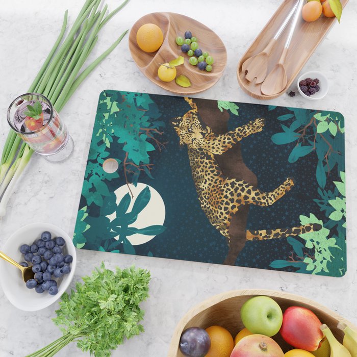 Leopard Dream Cutting Board Gallery Image 2