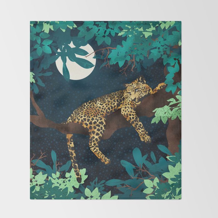 Leopard Dream Throw Blanket Gallery Image 2