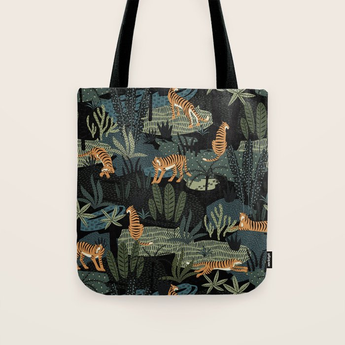 Tiger Jungle Tote Bag Gallery Image 1