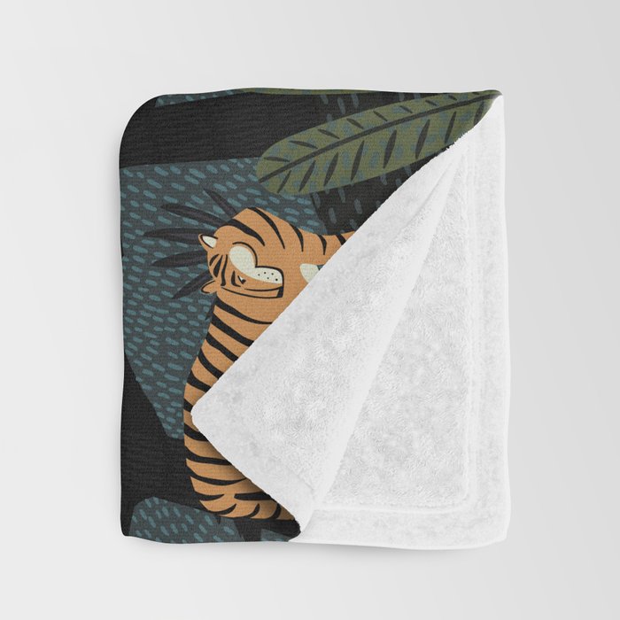 Tiger Jungle Throw Blanket Gallery Image 3