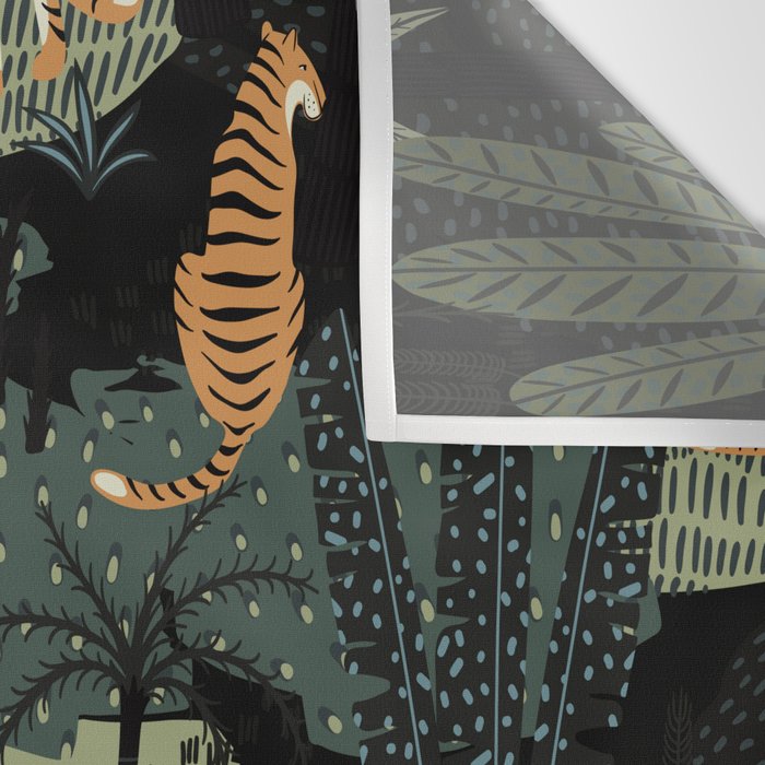 Tiger Jungle Wall Tapestry Gallery Image 3