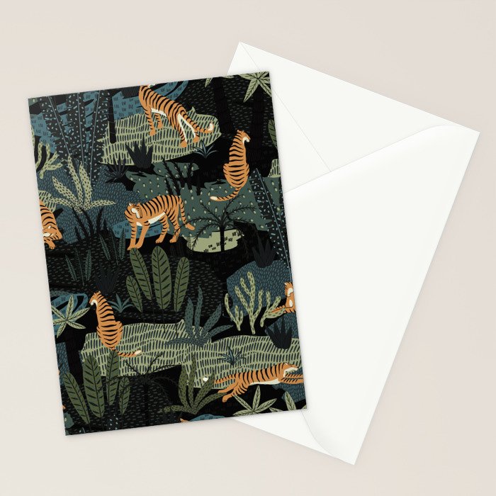 Tiger Jungle Stationery Card Gallery Image 2