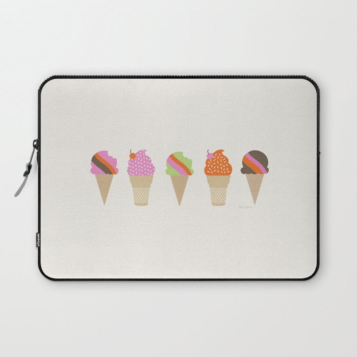 i love ice cream Laptop Sleeve Gallery Image 1