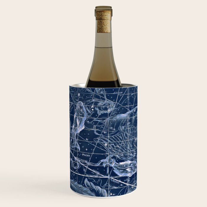 Pisces sky star map Wine Chiller Gallery Image 1