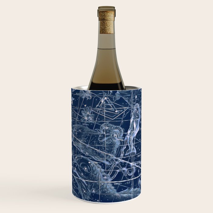 Pisces sky star map Wine Chiller Gallery Image 2
