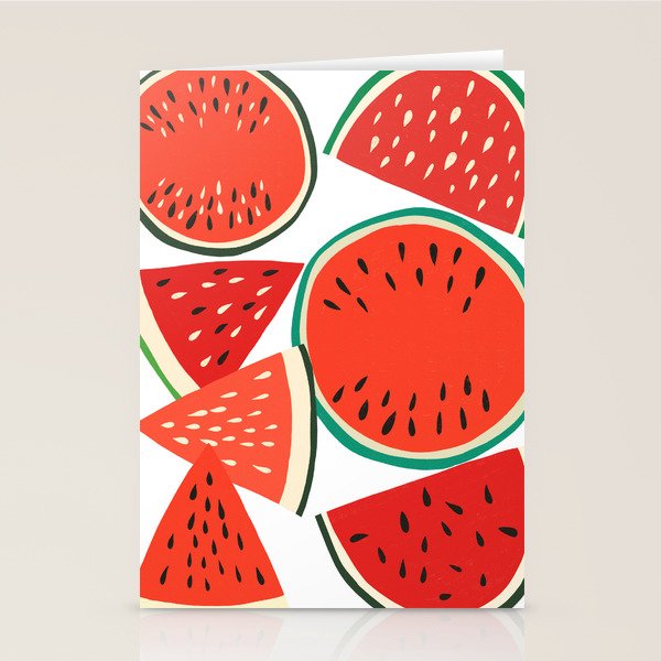 Sliced Watermelon Stationery Card Gallery Image 2
