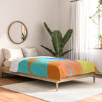 tropical toucan, orange Comforter Gallery Image 2