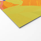 tropical toucan, orange Welcome Mat Gallery Image 2