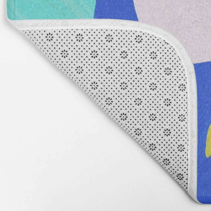 tropical toucan, orange Bath Mat Gallery Image 2