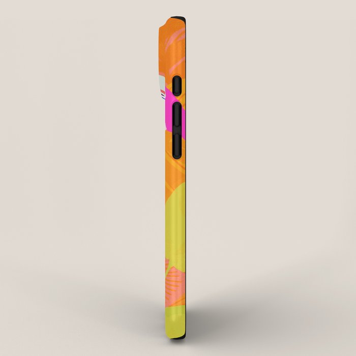 tropical toucan, orange iPhone Case Gallery Image 2