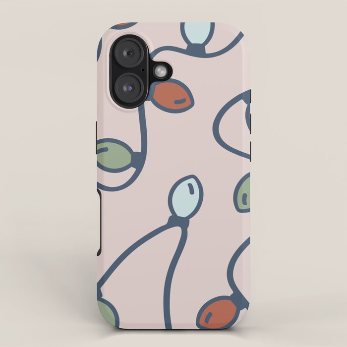 Merry and Bright Holiday Lights iPhone Case Gallery Image 1