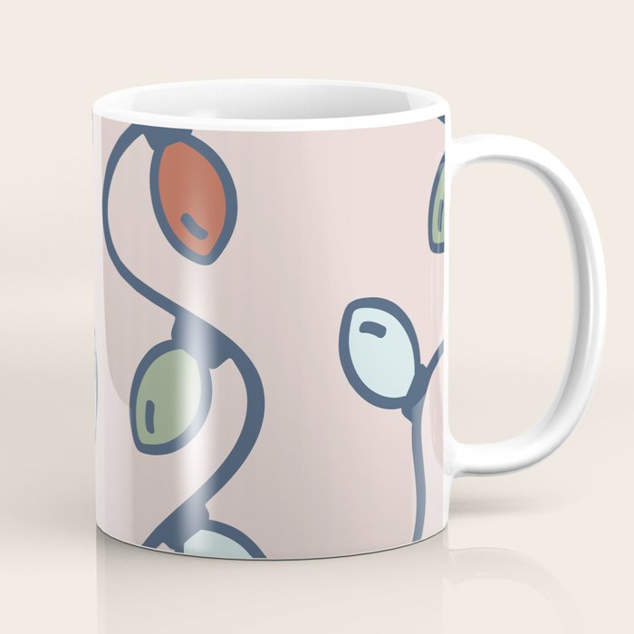 Merry and Bright Holiday Lights Coffee Mug Gallery Image 1