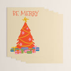 Be Merry Cute and Colorful Christmas Wrapping Paper Gallery Image 3