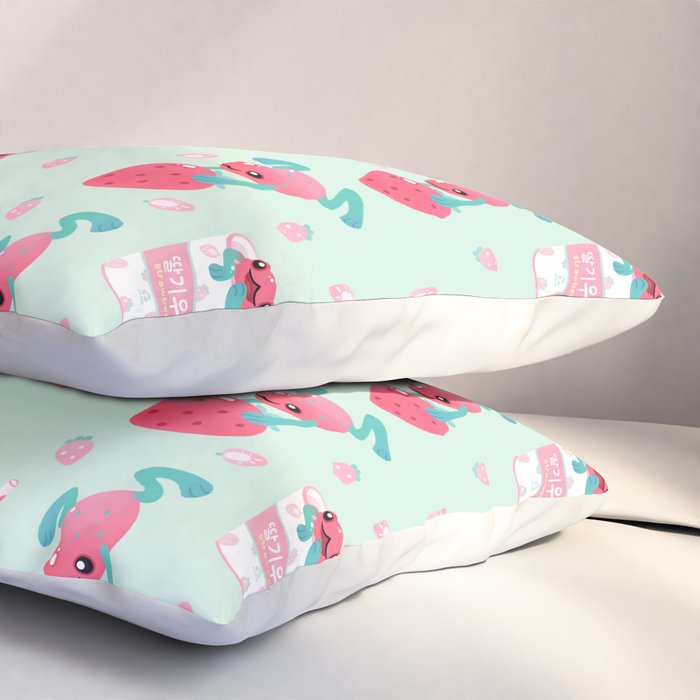 Strawberry poison milk 2 Pillow Sham Gallery Image 3