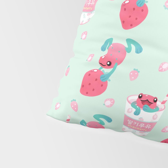 Strawberry poison milk 2 Pillow Sham Gallery Image 4