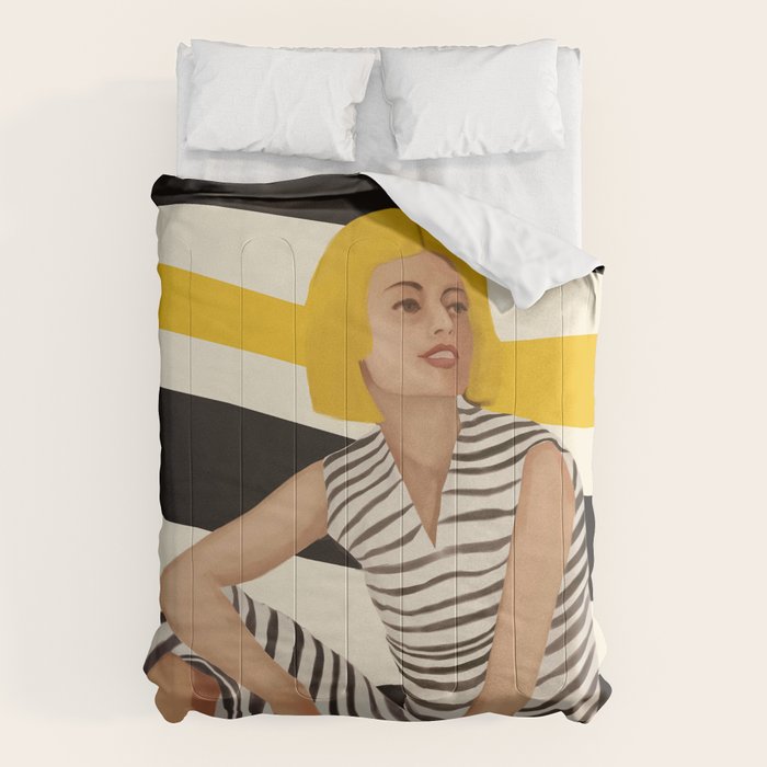 Yellow Noise Comforter Gallery Image 1