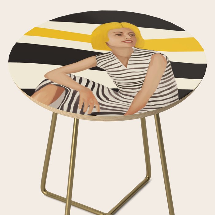 Yellow Noise Side Table Gallery Image 2