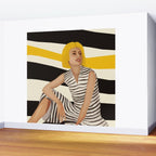 Yellow Noise Wall Mural Gallery Image 2