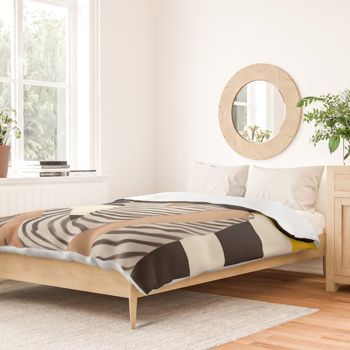 Yellow Noise Duvet Cover Gallery Image 2