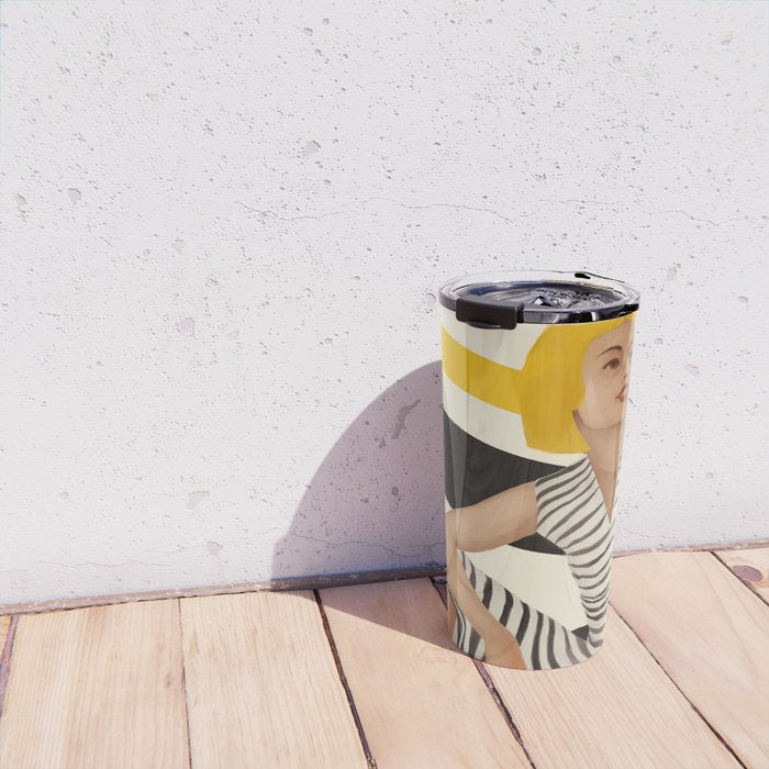 Yellow Noise Travel Mug Gallery Image 4