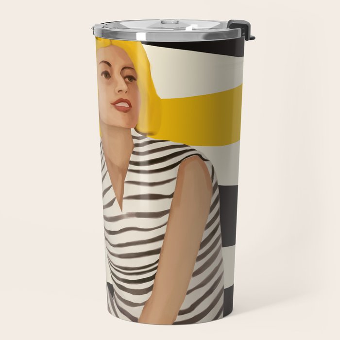 Yellow Noise Travel Mug Gallery Image 2