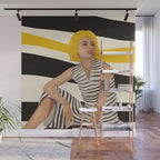Yellow Noise Wall Mural Gallery Image 1