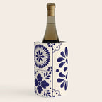 Blue Mexican Talavera Pattern by Akbaly Wine Chiller Gallery Image 2