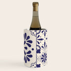Blue Mexican Talavera Pattern by Akbaly Wine Chiller Gallery Image 3