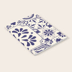 Blue Mexican Talavera Pattern by Akbaly Notebook Gallery Image 2